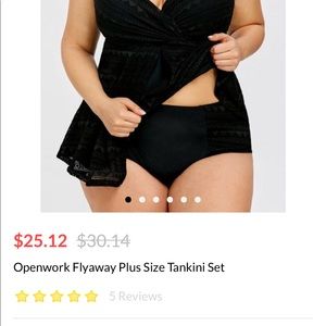 Tankini set from Dresslily .. 4X (size chart incl)